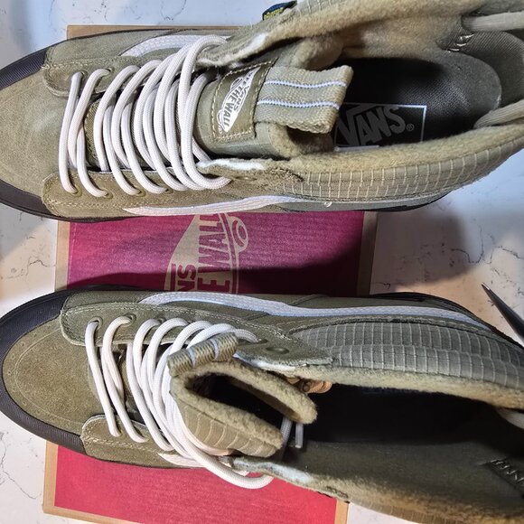 Vans SK8-HI MTE Waterproof Olive Men's 13 Hiking Sneaker Boot VN000CVTCX6 NEW - Picture 6 of 12
